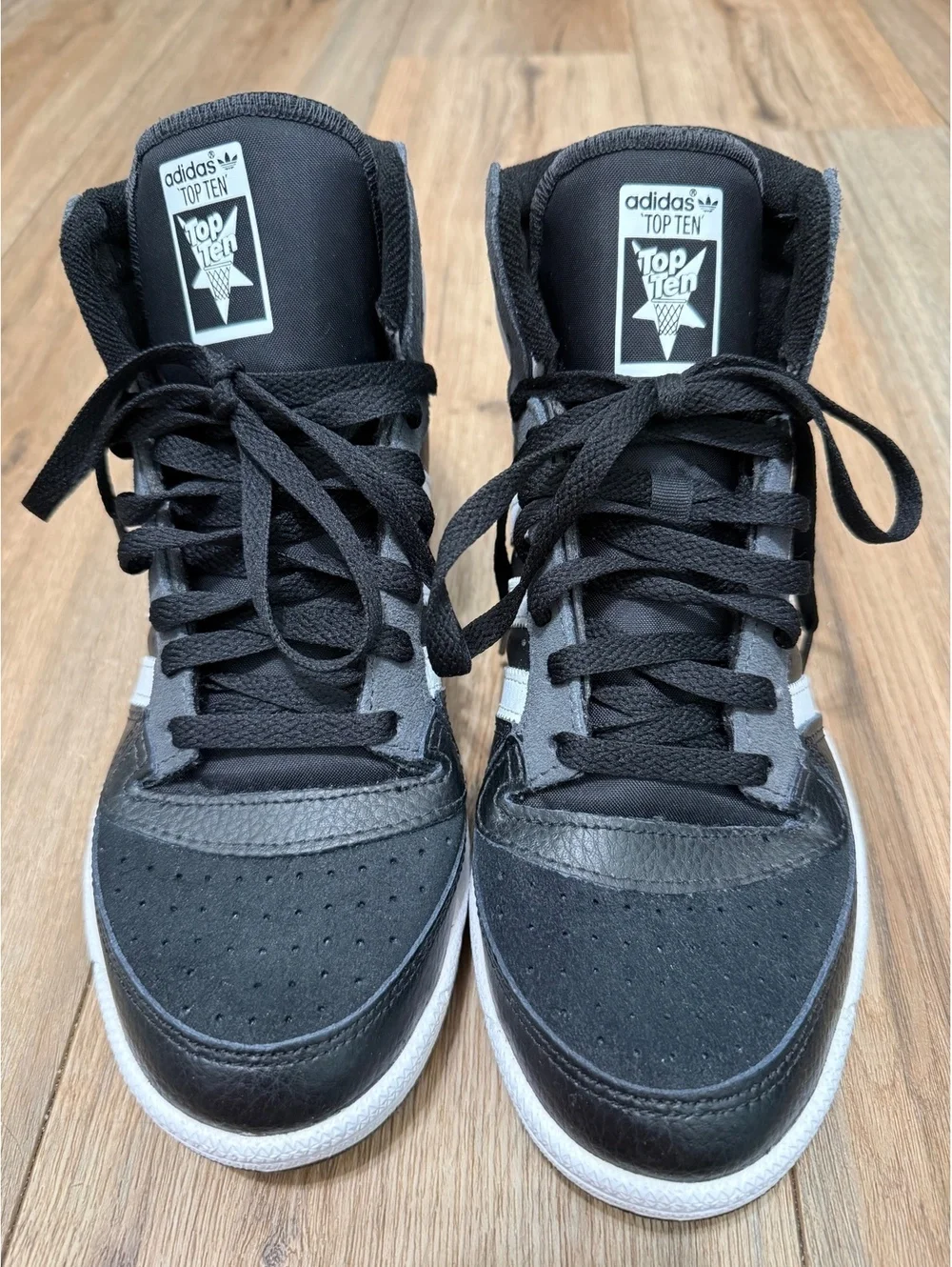 Adidas Top Ten RB High Top Black White 8 Men's Sneakers FV6132 New w/o box